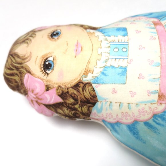Vintage Cranston Cut & Sew 'Jennifer' Victorian Girl Doll Pillow - Picture 8 of 9